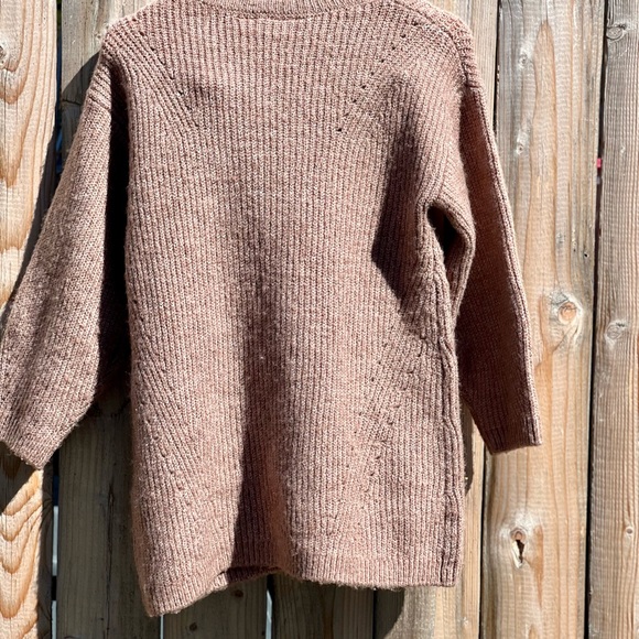 Zara Baby Girl Knit Acrylic Sweater Dress - Picture 5 of 8